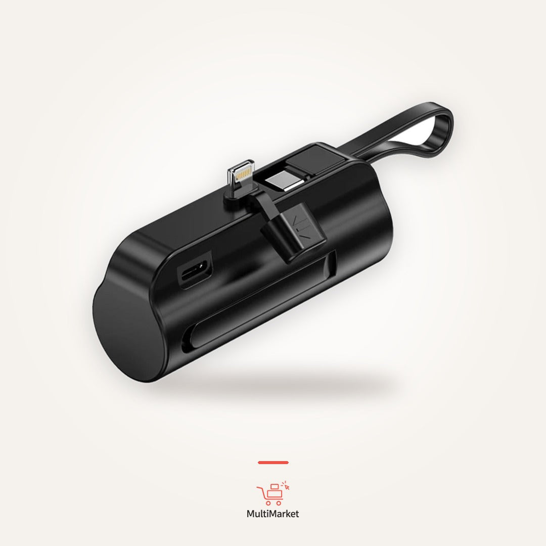 Mini cargador llavero, Lightning y USB-C