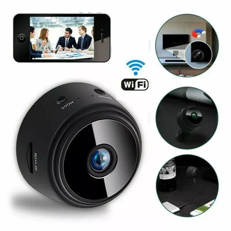 Mini cámara de seguridad Wi-Fi 1080p