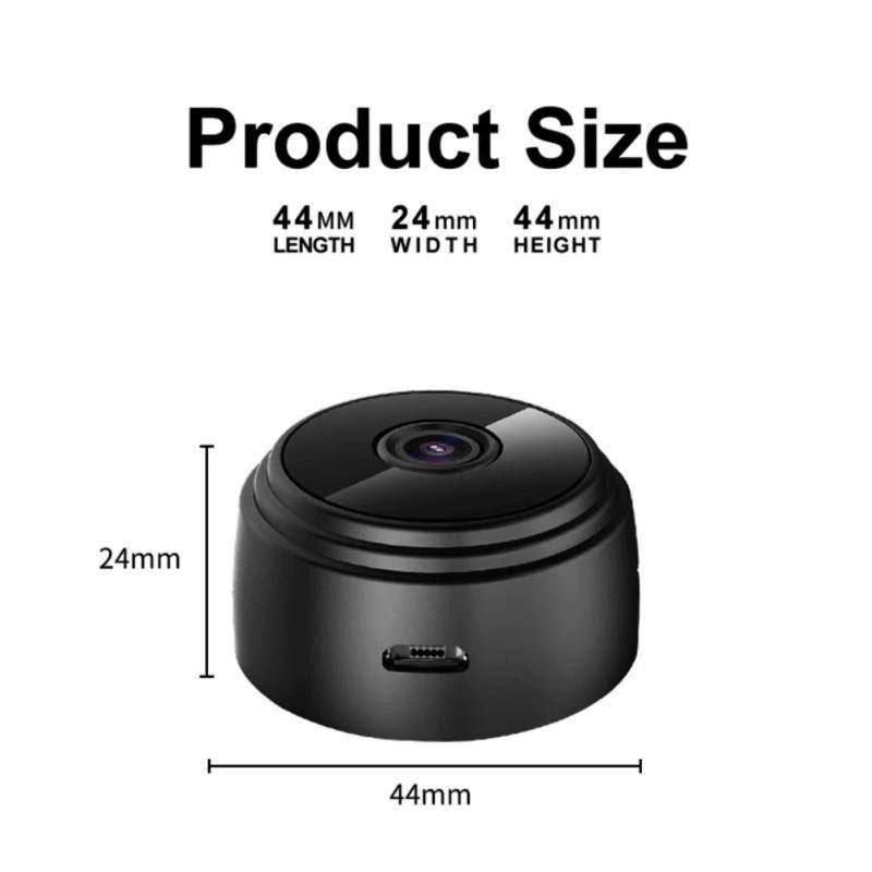 Mini cámara de seguridad Wi-Fi 1080p